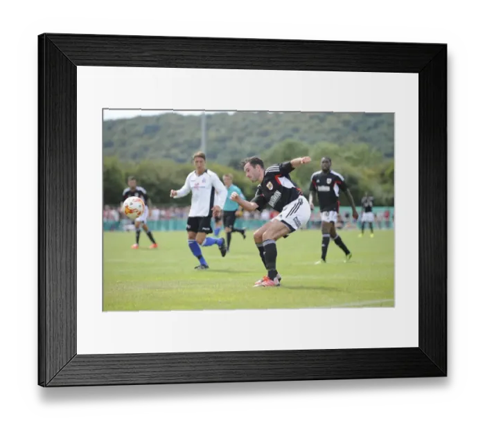 Framed Print : Greg Cunningham in Action: Portishead Town vs. Bristol City Football Match Framed Print : Greg Cunningham in Action: Portishead Town vs. Bristol City Football Match