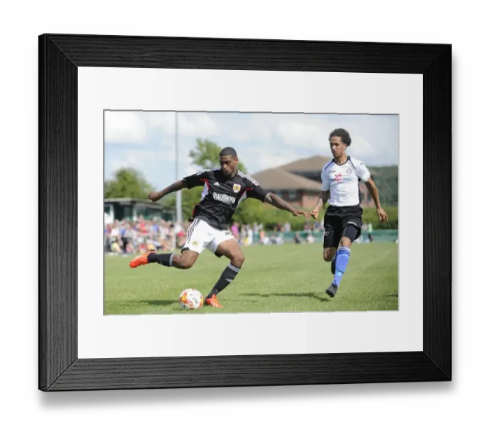 Framed Print : Mark Little's Debut: Portishead Town vs. Bristol City, July 5, 2014 Framed Print : Mark Little's Debut: Portishead Town vs. Bristol City, July 5, 2014