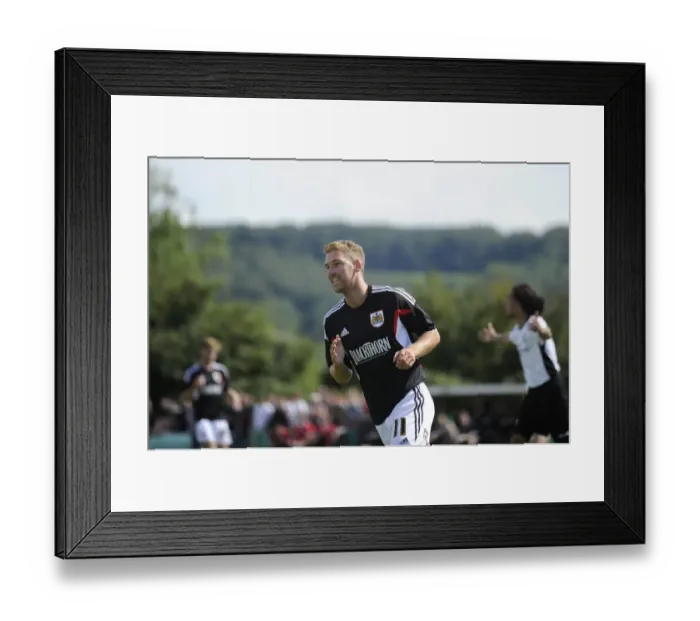 Framed Print : Scott Wagstaff's Euphoric Goal Celebration: Portishead Town vs. Bristol City Pre-Season Friendly (July 2014) Framed Print : Scott Wagstaff's Euphoric Goal Celebration: Portishead Town vs. Bristol City Pre-Season Friendly (July 2014)