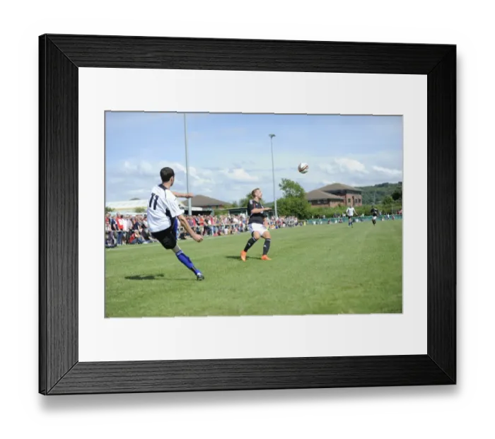 Framed Print : Portishead Town vs. Bristol City: Pre-Season Friendly at The Playing Fields (05 / 07 / 2014)