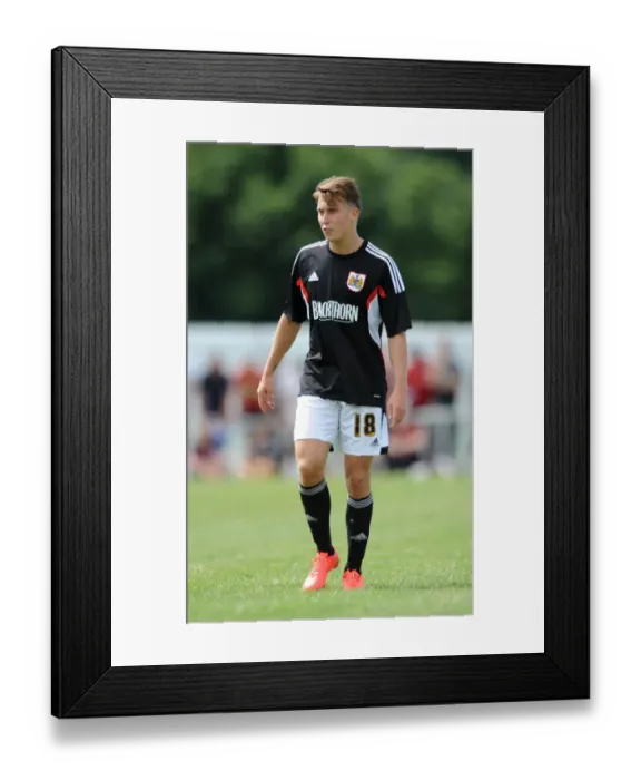 Framed Print : Bristol City's New Signing Luke Freeman in Action against Portishead Town, July 2014 Framed Print : Bristol City's New Signing Luke Freeman in Action against Portishead Town, July 2014