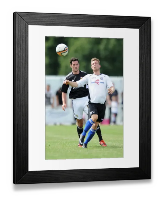 Framed Print : Greg Cunningham of Bristol City in Action against Portishead Town, Pre-Season Friendly, July 2014