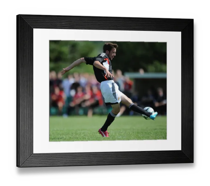 Framed Print : Bristol City's Lewis Hall in Action during Pre-Season Friendly against Portishead Town Framed Print : Bristol City's Lewis Hall in Action during Pre-Season Friendly against Portishead Town