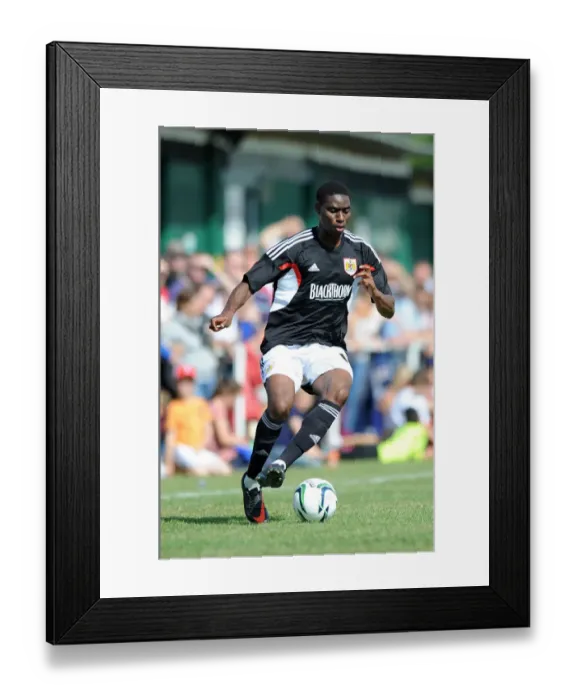 Framed Print : Jordan Wynter in Action: Portishead Town vs. Bristol City Pre-Season Friendly Framed Print : Jordan Wynter in Action: Portishead Town vs. Bristol City Pre-Season Friendly