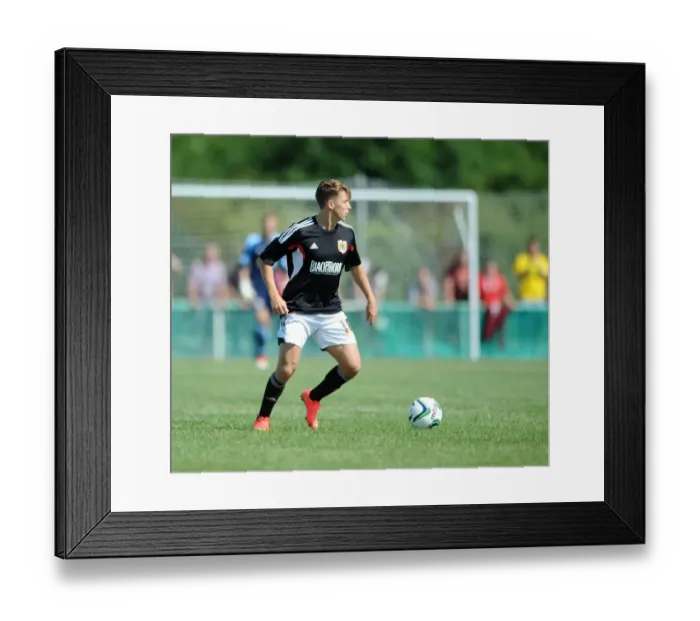 Framed Print : Luke Freeman Makes Bristol City Debut: Portishead Town vs. Bristol City Pre-Season Friendly (July 2014)