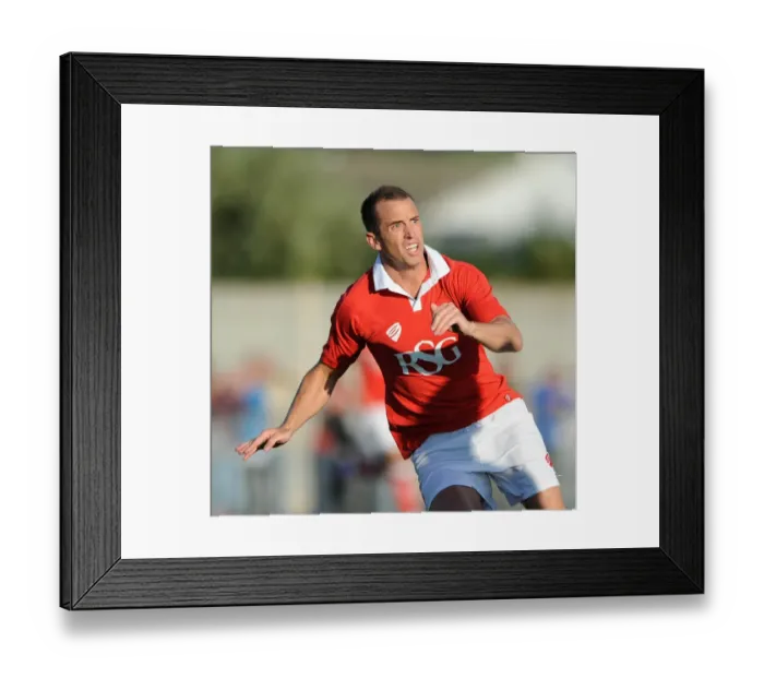 Framed Print : Weston Super Mare v Bristol City 090714 Framed Print : Weston Super Mare v Bristol City 090714