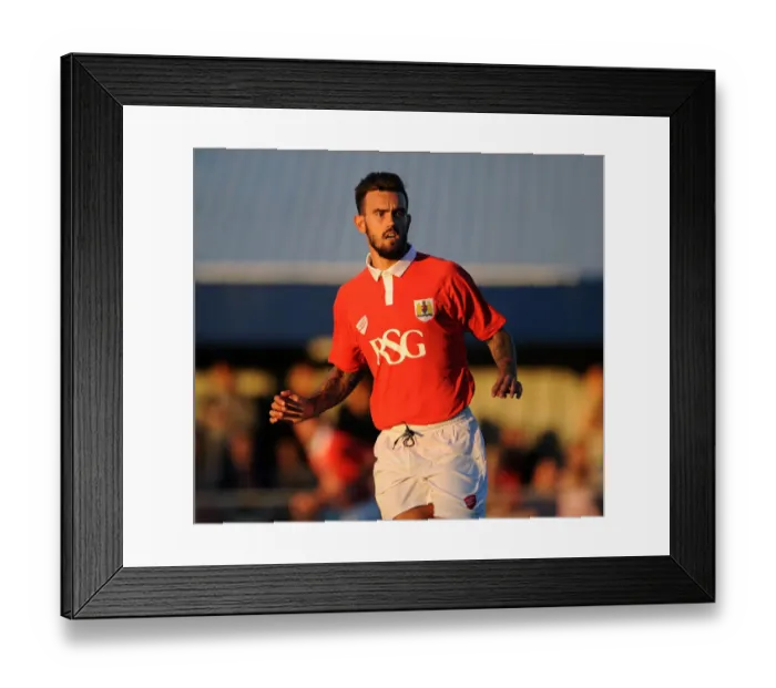 Framed Print : Marlon Pack in Action: Weston Super Mare vs. Bristol City (2014) - Pre-Season Friendly Framed Print : Marlon Pack in Action: Weston Super Mare vs. Bristol City (2014) - Pre-Season Friendly
