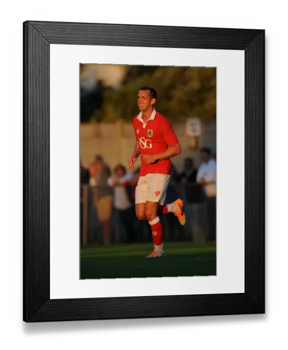 Framed Print : Bristol City's New Signing Aaron Wilbraham Makes Debut in Pre-Season Friendly Against Weston Super Mare (July 2014) Framed Print : Bristol City's New Signing Aaron Wilbraham Makes Debut in Pre-Season Friendly Against Weston Super Mare (July 2014)