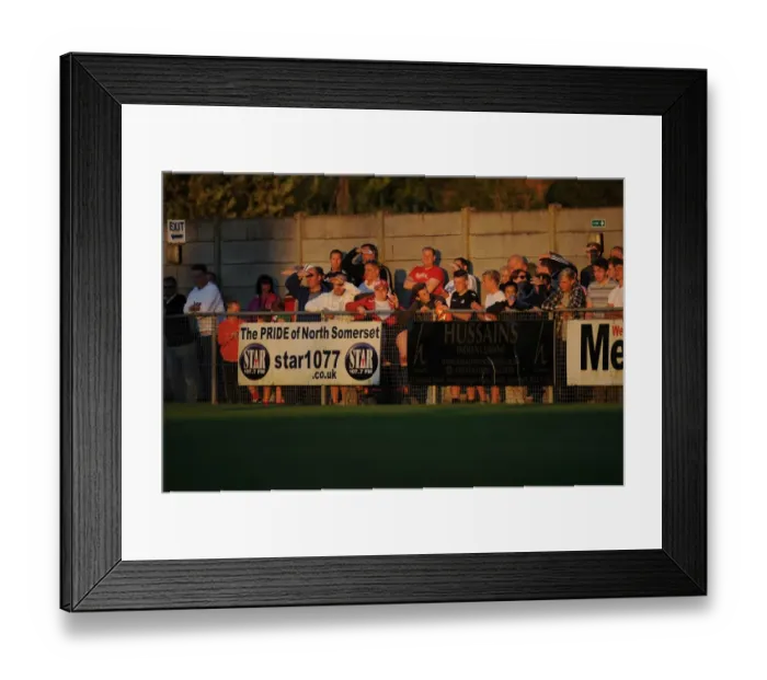Framed Print : Pre-Season Friendly: Weston Super Mare vs. Bristol City at Woodspring Stadium (July 2014) - Football Match Framed Print : Pre-Season Friendly: Weston Super Mare vs. Bristol City at Woodspring Stadium (July 2014) - Football Match
