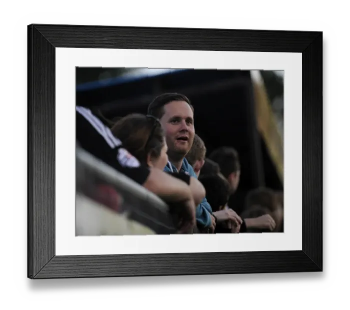 Framed Print : Pre-Season Friendly: Weston Super Mare vs. Bristol City at Woodspring Stadium (09.07.2014)