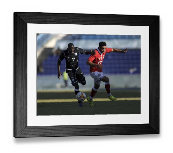 Framed Print : Derrick Williams vs Tobo Piet: Intense Clash Between Extension Gunners and Bristol City, 2014 Framed Print : Derrick Williams vs Tobo Piet: Intense Clash Between Extension Gunners and Bristol City, 2014