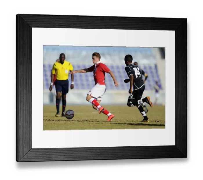Framed Print : Bristol City's New Signing Luke Freeman in Action Against Extension Gunners (July 2014) Framed Print : Bristol City's New Signing Luke Freeman in Action Against Extension Gunners (July 2014)