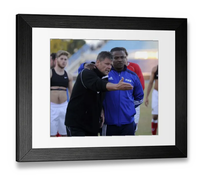 Framed Print : Bristol City Manager Steve Cotterill Stops Match After Karleigh Osborne's Injury (Extension Gunners vs. Bristol City, 2014) Framed Print : Bristol City Manager Steve Cotterill Stops Match After Karleigh Osborne's Injury (Extension Gunners vs. Bristol City, 2014)