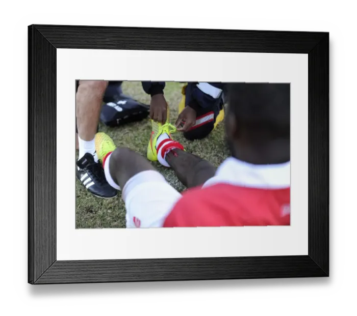 Framed Print : Steve Cotterill Abandons Match After Karleigh Osborne's Injury (July 2014)