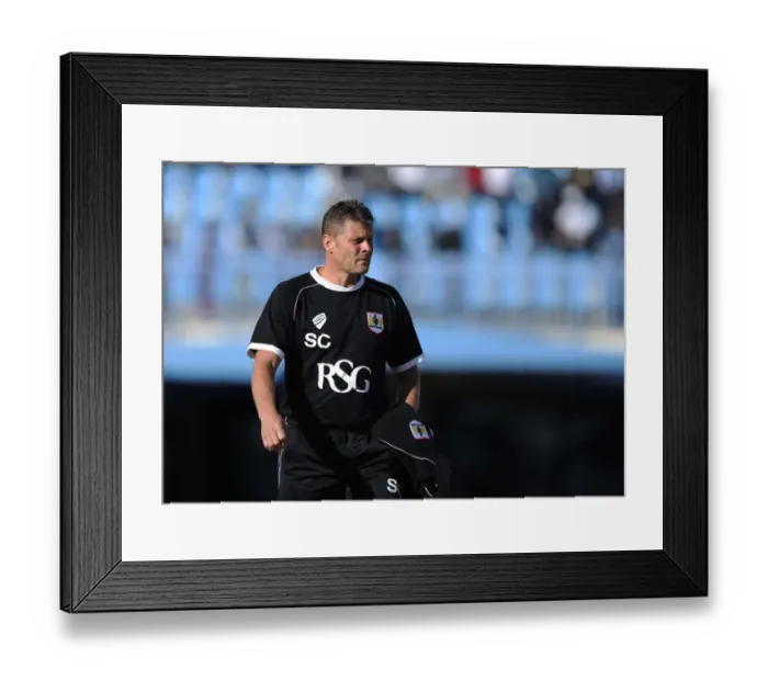 Framed Print : Steve Cotterill and Bristol City Face Off Against Extension Gunners in 2014: A Football Showdown Framed Print : Steve Cotterill and Bristol City Face Off Against Extension Gunners in 2014: A Football Showdown