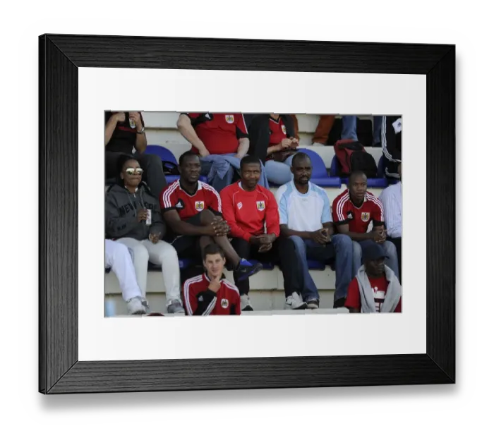 Framed Print : Bristol City FC Fans in Botswana: Extension Gunners Clash, July 2014