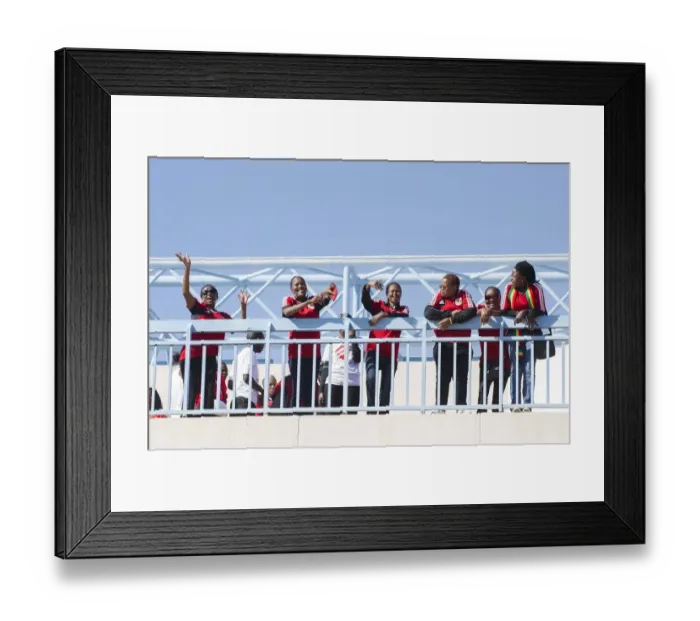 Framed Print : Bristol City FC Fans Thrilling Support at Extension Gunners Match in Botswana, 2014 Framed Print : Bristol City FC Fans Thrilling Support at Extension Gunners Match in Botswana, 2014