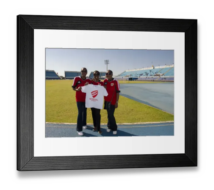 Framed Print : Bristol City FC Fans Euphoria at Extension Gunners Match in Botswana, 2014 Framed Print : Bristol City FC Fans Euphoria at Extension Gunners Match in Botswana, 2014