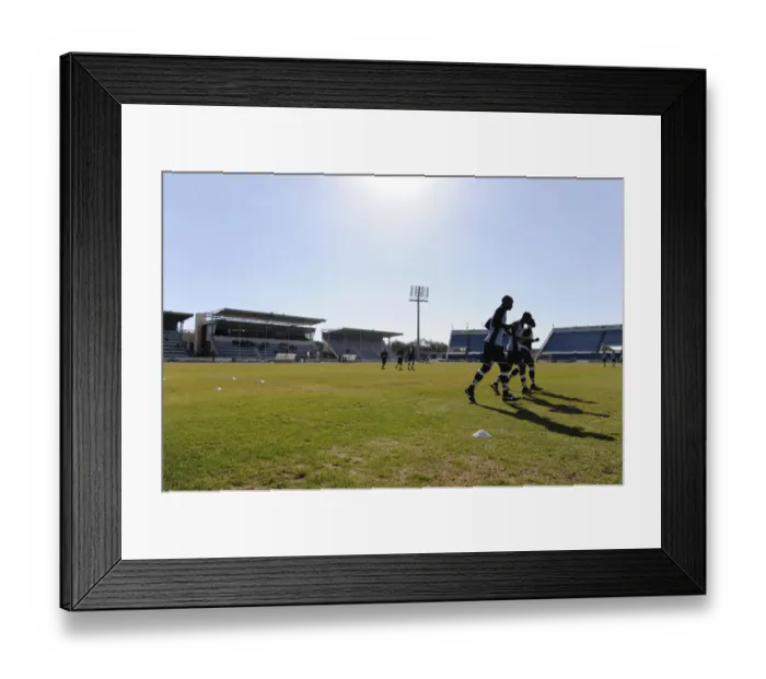 Framed Print : Bristol City FC vs. Extension Gunners: Football Rivalry in Botswana's International Stadium (July 2014) Framed Print : Bristol City FC vs. Extension Gunners: Football Rivalry in Botswana's International Stadium (July 2014)