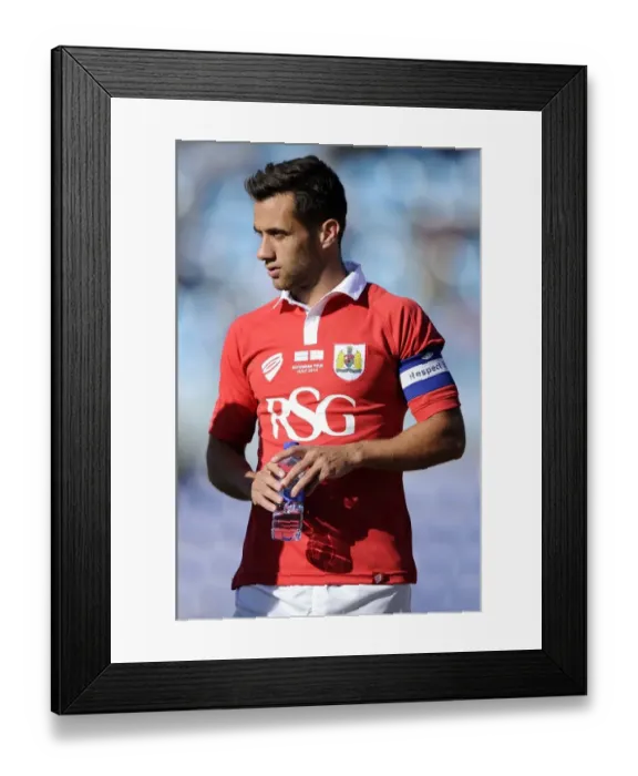 Framed Print : Bristol City's Sam Baldock in Action Against Extension Gunners, 2014 Framed Print : Bristol City's Sam Baldock in Action Against Extension Gunners, 2014