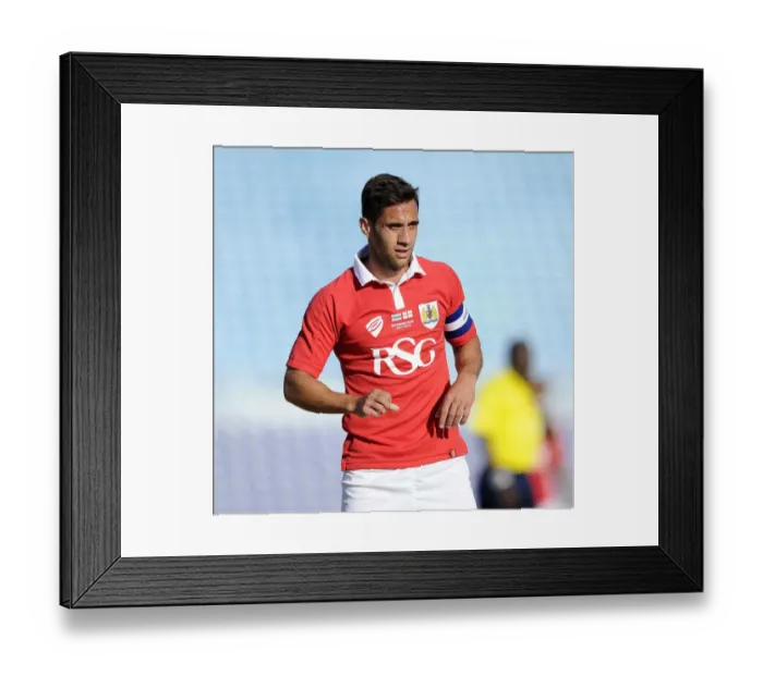 Framed Print : Sam Baldock of Bristol City in Action Against Extension Gunners in Botswana, 2014