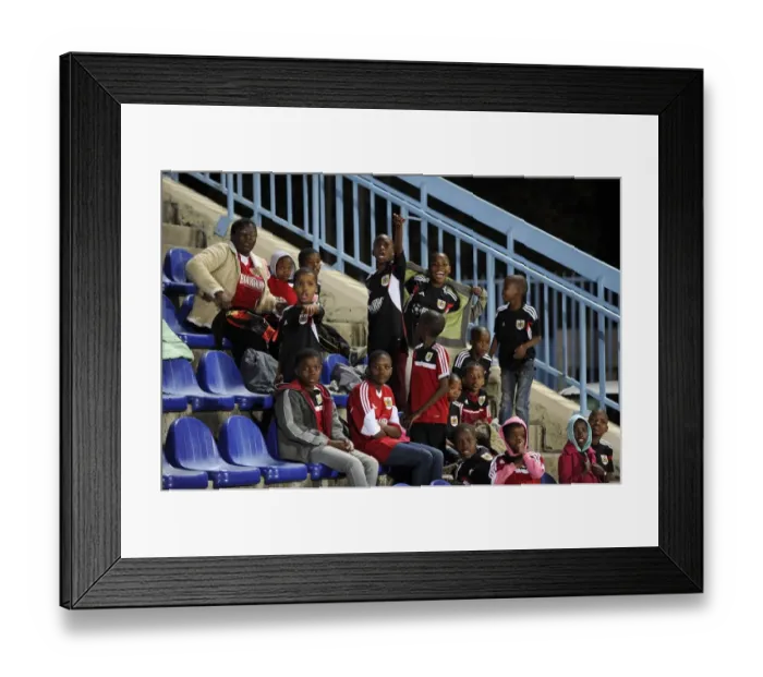 Framed Print : Children from SOS Village Enjoy Football Match between Botswana and Bristol City, July 2014 Framed Print : Children from SOS Village Enjoy Football Match between Botswana and Bristol City, July 2014