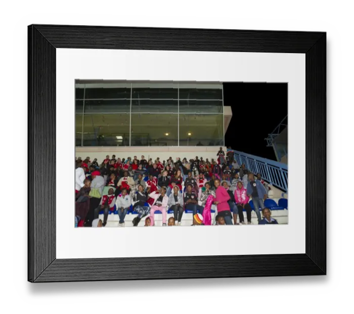Framed Print : Children from SOS Village Enjoy Football Experience at Botswana vs. Bristol City Match Framed Print : Children from SOS Village Enjoy Football Experience at Botswana vs. Bristol City Match