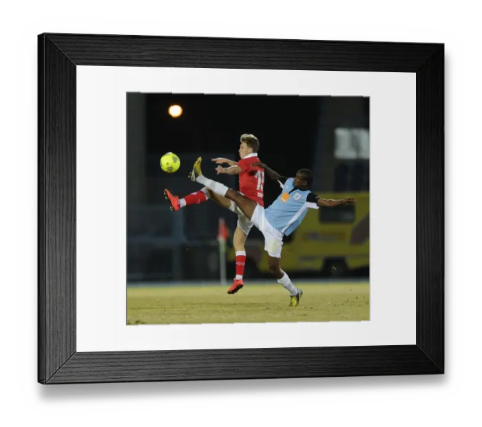 Framed Print : Bristol City's Luke Freeman Faces Off Against Botswana Defender During Pre-Season Tour Framed Print : Bristol City's Luke Freeman Faces Off Against Botswana Defender During Pre-Season Tour