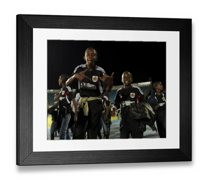 Framed Print : Bristol City Football Club: Bringing Joy to Children at SOS Village with Football Experience in Botswana, July 2014 Framed Print : Bristol City Football Club: Bringing Joy to Children at SOS Village with Football Experience in Botswana, July 2014