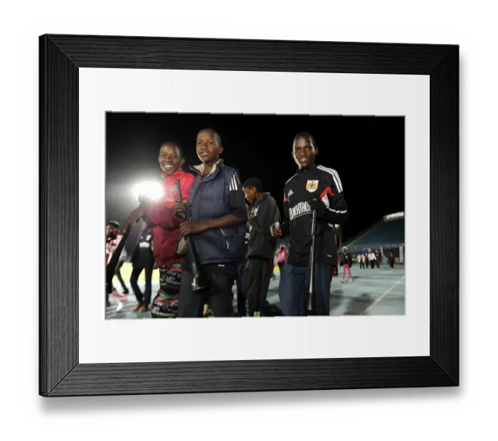 Framed Print : Bristol City Football Club Treats Children from SOS Village to Exciting Football Match Experience (July 2014) Framed Print : Bristol City Football Club Treats Children from SOS Village to Exciting Football Match Experience (July 2014)