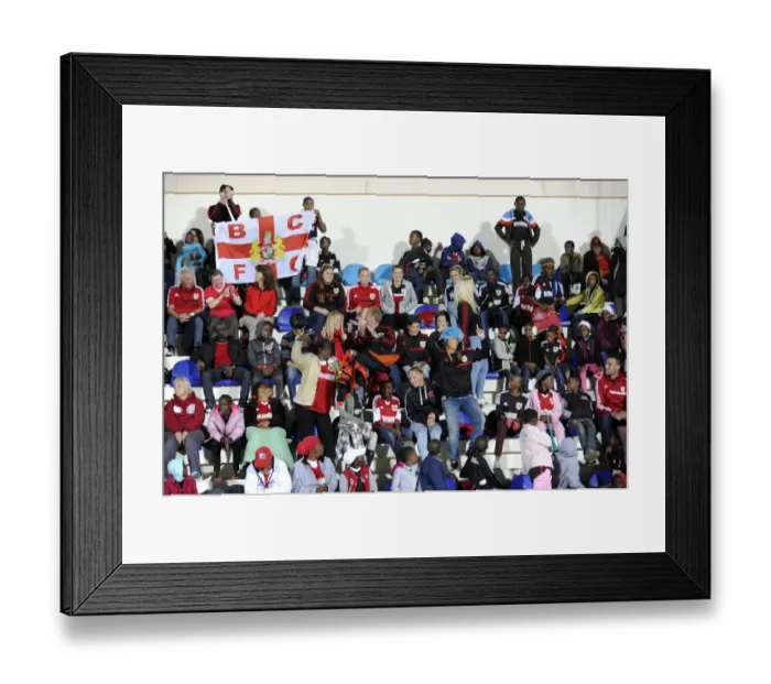 Framed Print : Bristol City FC Fans in Botswana: Gaborone Tour 2014 (Botswana v Bristol City)