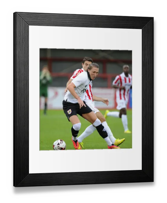 Framed Print : Battling for Supremacy: Luke Ayling vs. Terry Gornell in Cheltenham Town vs. Bristol City Football Match, 2014 Framed Print : Battling for Supremacy: Luke Ayling vs. Terry Gornell in Cheltenham Town vs. Bristol City Football Match, 2014