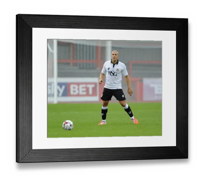 Framed Print : Bristol City's Adam El-Abd in Pre-Season Action Against Cheltenham Town, July 2014