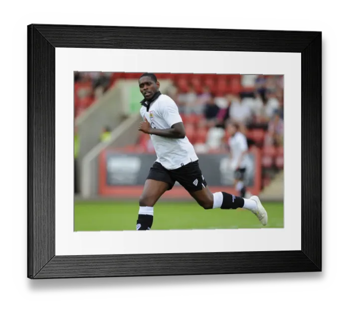 Framed Print : Jay Emmanuel-Thomas in Action: Bristol City vs Cheltenham Town, 2014 - Football Pre-Season Friendly at Whaddon Road Framed Print : Jay Emmanuel-Thomas in Action: Bristol City vs Cheltenham Town, 2014 - Football Pre-Season Friendly at Whaddon Road