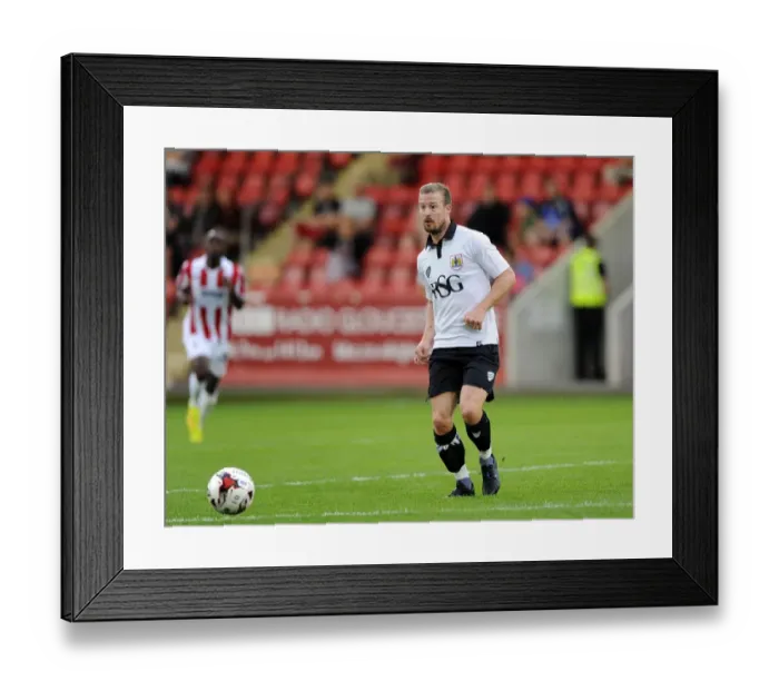 Framed Print : Wade Elliott in Action: Cheltenham Town vs. Bristol City Pre-Season Friendly, 2014 Framed Print : Wade Elliott in Action: Cheltenham Town vs. Bristol City Pre-Season Friendly, 2014