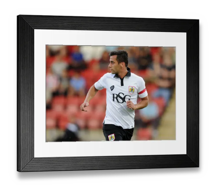 Framed Print : Bristol City's Sam Baldock Scores in Pre-Season Friendly Against Cheltenham Town, July 2014 Framed Print : Bristol City's Sam Baldock Scores in Pre-Season Friendly Against Cheltenham Town, July 2014