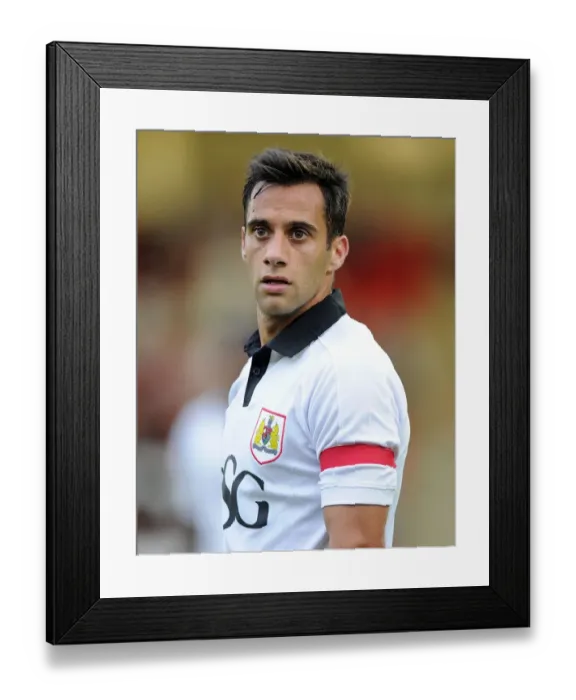Framed Print : Bristol City's Sam Baldock Scores the Winning Goal vs. Cheltenham Town (July 2014) Framed Print : Bristol City's Sam Baldock Scores the Winning Goal vs. Cheltenham Town (July 2014)