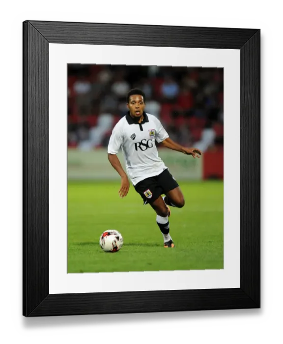 Framed Print : Korey Smith in Action: Bristol City's Star Midfielder Shines in Pre-Season Friendly Against Cheltenham Town, 2014 Framed Print : Korey Smith in Action: Bristol City's Star Midfielder Shines in Pre-Season Friendly Against Cheltenham Town, 2014