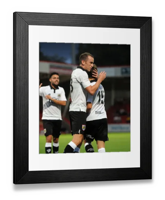 Framed Print : Bristol City Celebration: Wilbraham and Freeman Rejoice in Pre-Season Victory Framed Print : Bristol City Celebration: Wilbraham and Freeman Rejoice in Pre-Season Victory
