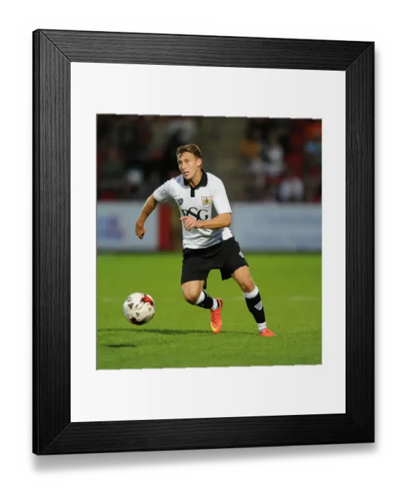 Framed Print : Bristol City's Luke Freeman in Action Against Cheltenham Town (2014) Framed Print : Bristol City's Luke Freeman in Action Against Cheltenham Town (2014)