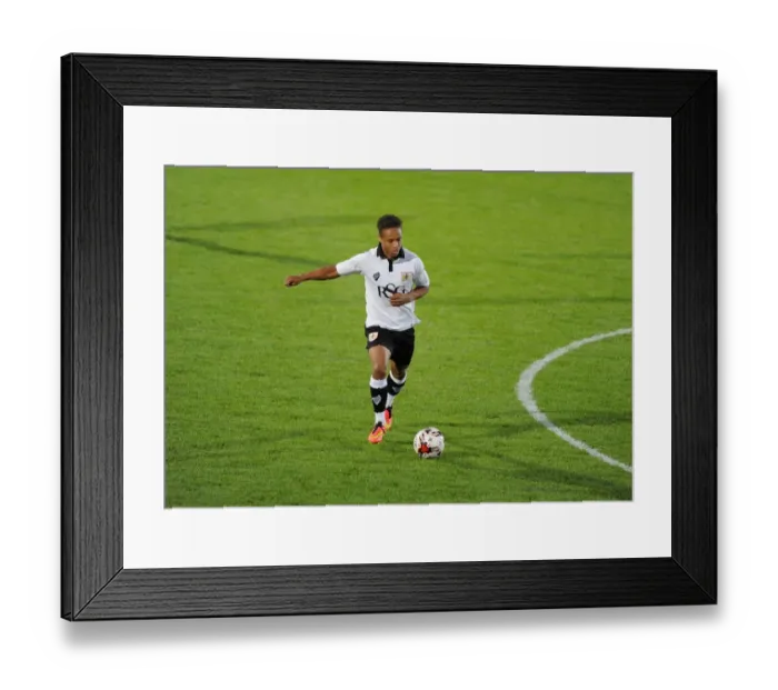 Framed Print : Bobby Reid in Action: Cheltenham Town vs. Bristol City Pre-Season Friendly, 2014 Framed Print : Bobby Reid in Action: Cheltenham Town vs. Bristol City Pre-Season Friendly, 2014