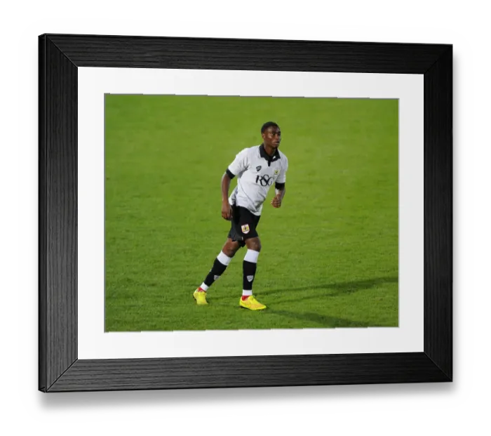 Framed Print : Bristol City's Jordan Wynter in Pre-Season Action Against Cheltenham Town, 2014 Framed Print : Bristol City's Jordan Wynter in Pre-Season Action Against Cheltenham Town, 2014