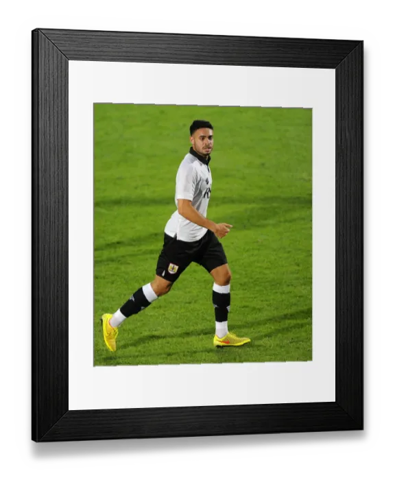 Framed Print : Bristol City's Derrick Williams in Action against Cheltenham Town, 2014 - Pre-Season Friendly
