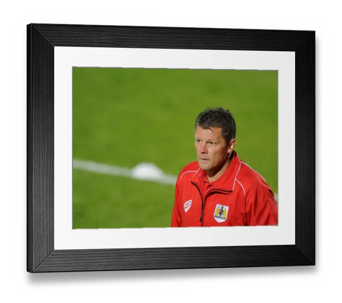 Framed Print : Steve Cotterill Leads Bristol City in Pre-Season Clash against Cheltenham Town, July 2014 Framed Print : Steve Cotterill Leads Bristol City in Pre-Season Clash against Cheltenham Town, July 2014