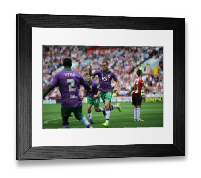 Framed Print : Aaron Wilbraham's Thrilling Opener: Sheffield United vs. Bristol City, Sky Bet League One Opening Game (09 / 08 / 2014) Framed Print : Aaron Wilbraham's Thrilling Opener: Sheffield United vs. Bristol City, Sky Bet League One Opening Game (09 / 08 / 2014)