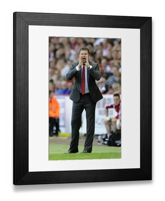 Framed Print : Steve Cotterill Kicks Off Bristol City's League One Campaign