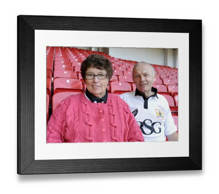 Framed Print : Bristol City Fans Kick Off New Season at Bramal Lane Against Sheffield United Framed Print : Bristol City Fans Kick Off New Season at Bramal Lane Against Sheffield United