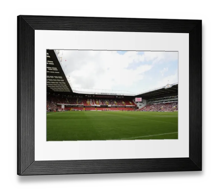 Framed Print : First Game of the Season at Bramall Lane: A View from The Jessica Ennis Stand (Sheffield United vs. Bristol City) Framed Print : First Game of the Season at Bramall Lane: A View from The Jessica Ennis Stand (Sheffield United vs. Bristol City)