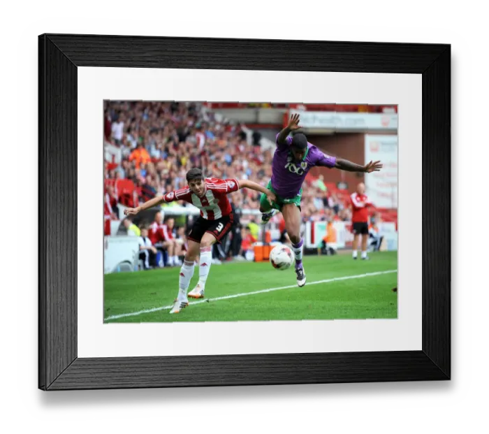Framed Print : Intense Rivalry: Mark Little vs. Robert Harris - Sky Bet League One Opener Showdown between Sheffield United and Bristol City Framed Print : Intense Rivalry: Mark Little vs. Robert Harris - Sky Bet League One Opener Showdown between Sheffield United and Bristol City