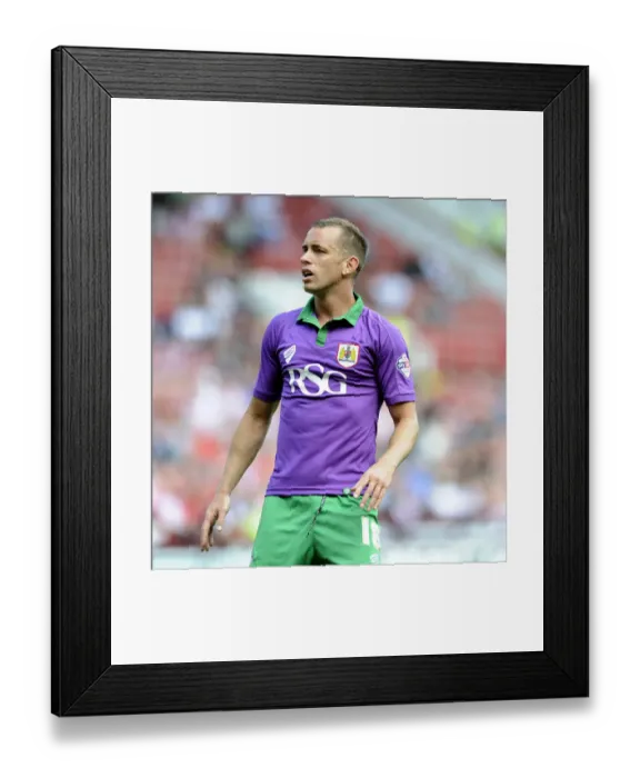 Framed Print : Bristol City's Aaron Wilbraham in Action Against Sheffield United at Bramal Lane (Sky Bet League One, First Game of the Season) Framed Print : Bristol City's Aaron Wilbraham in Action Against Sheffield United at Bramal Lane (Sky Bet League One, First Game of the Season)